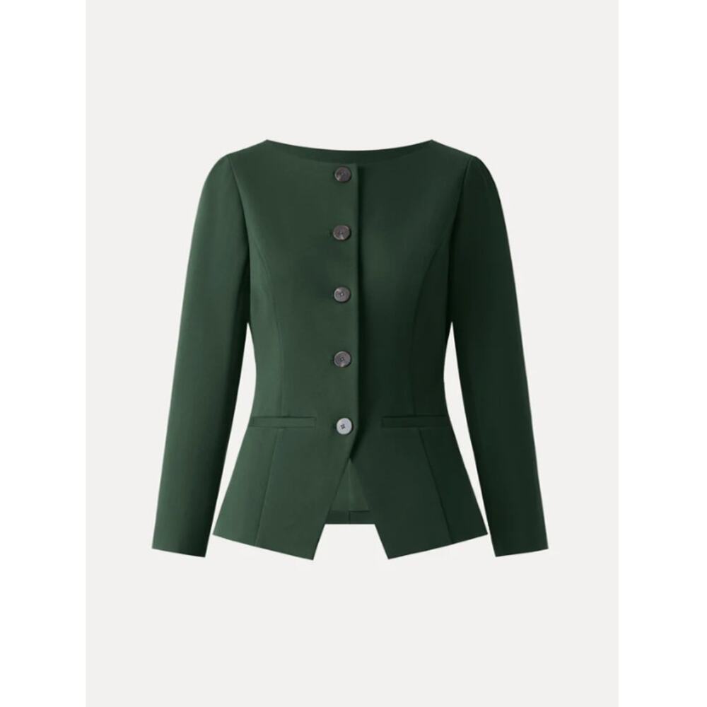 OGL Empower Stretch Boatneck Blazer SIZE M NWT